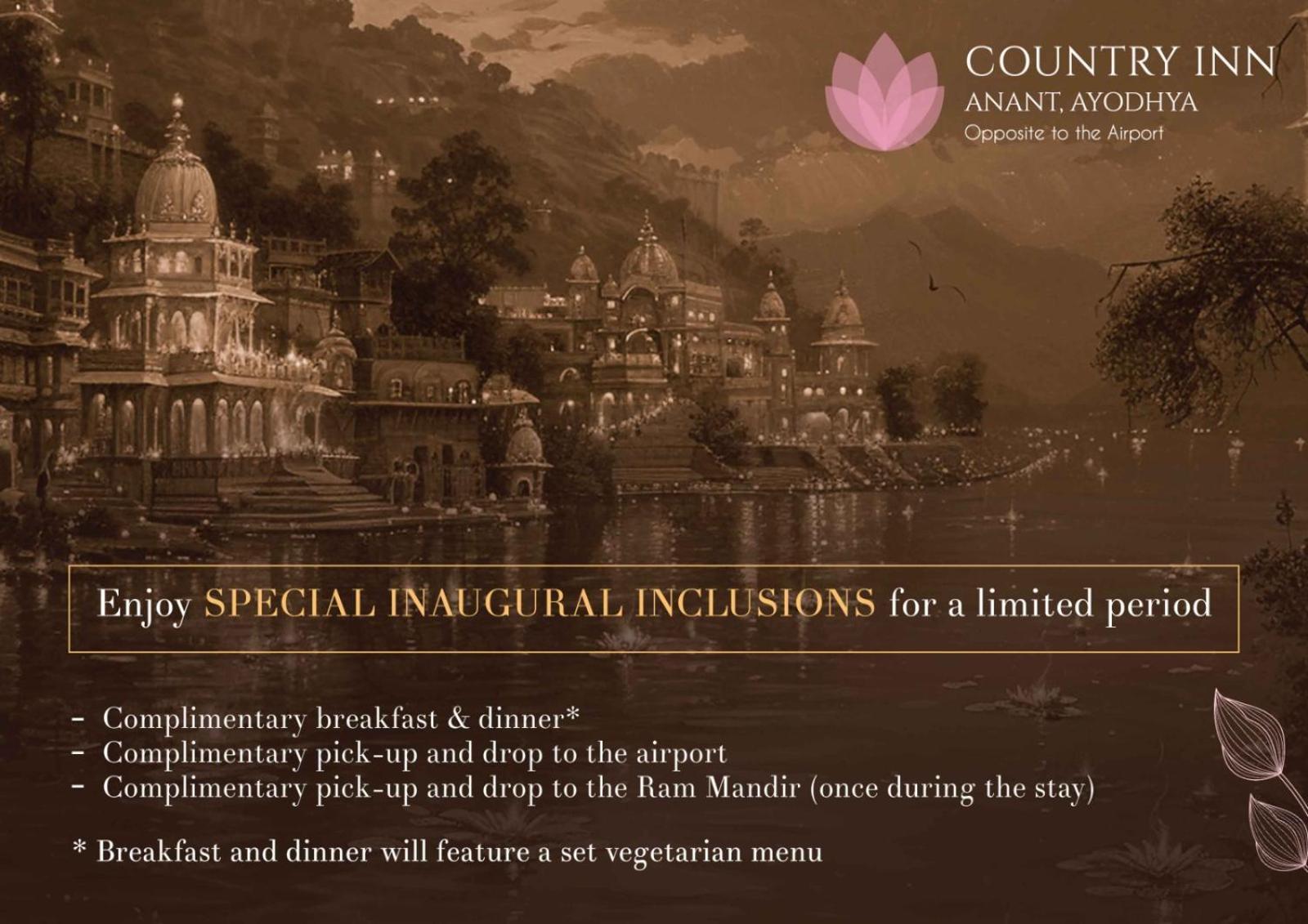Country Inn Ayodhya - Opposite Airport Exteriér fotografie